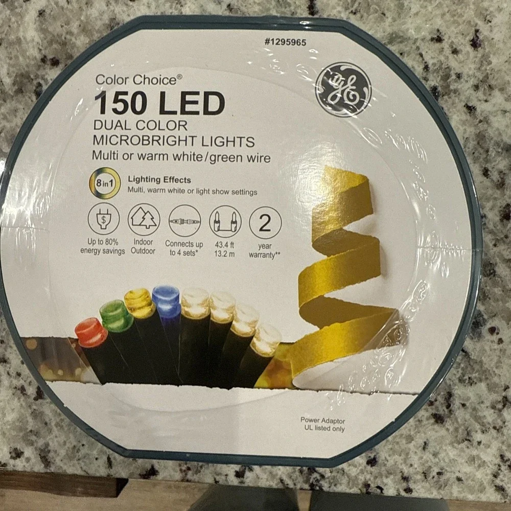 GE Color Choice 150 Ct 43.4-ft Multi-function Color Changing LED String Lights